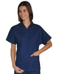 CASACCA COLLO A V 100% COTONE