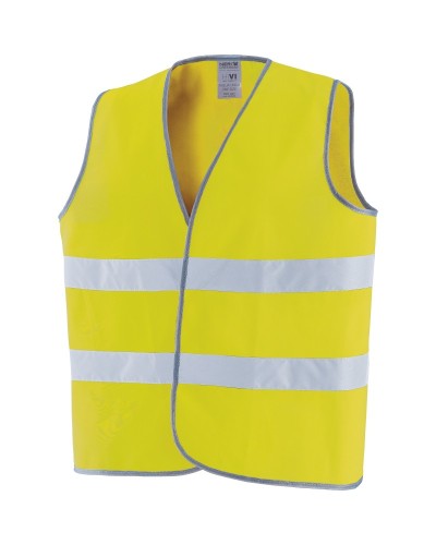 GILET AD ALTA VISIBILITA’ 100% POLIESTERE MIS. UNICA