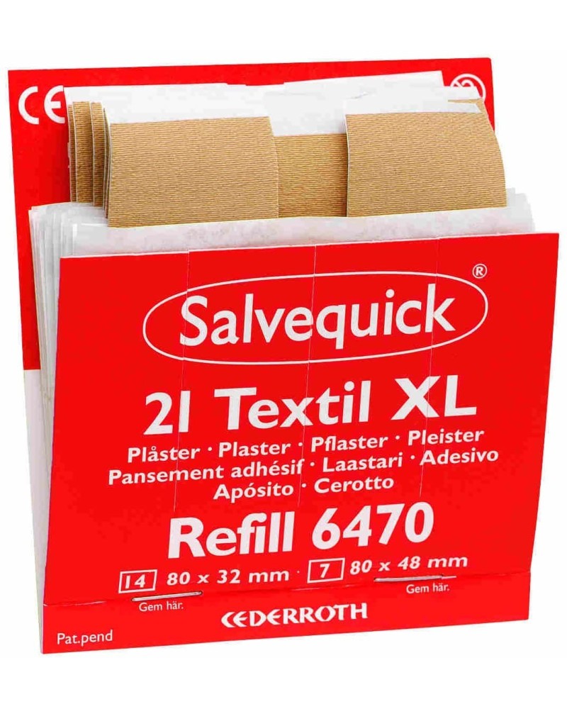 CEROTTI ADESIVI RICARICA SALVEQUICK XL